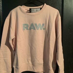 G-Star Light Pink Sweatshirt with Logo
